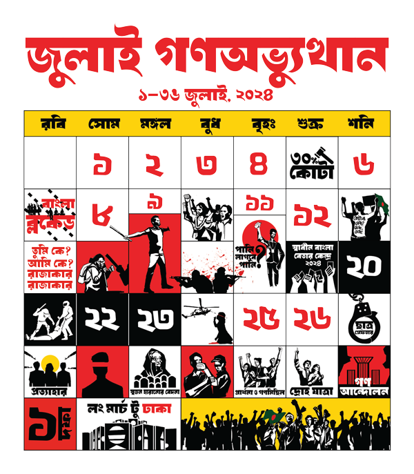 Illustration for the July Movement timeline